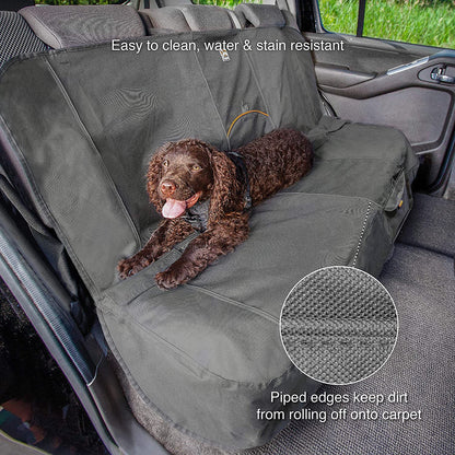 KURGO Extended Bench Seat Cover - Charcoal