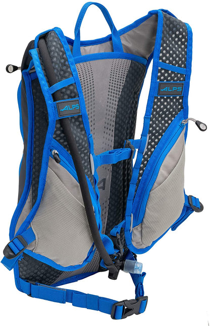 ALPS Mountaineering Hydro Trail Day Backpack 10L, Gray/Blue - AL6021033