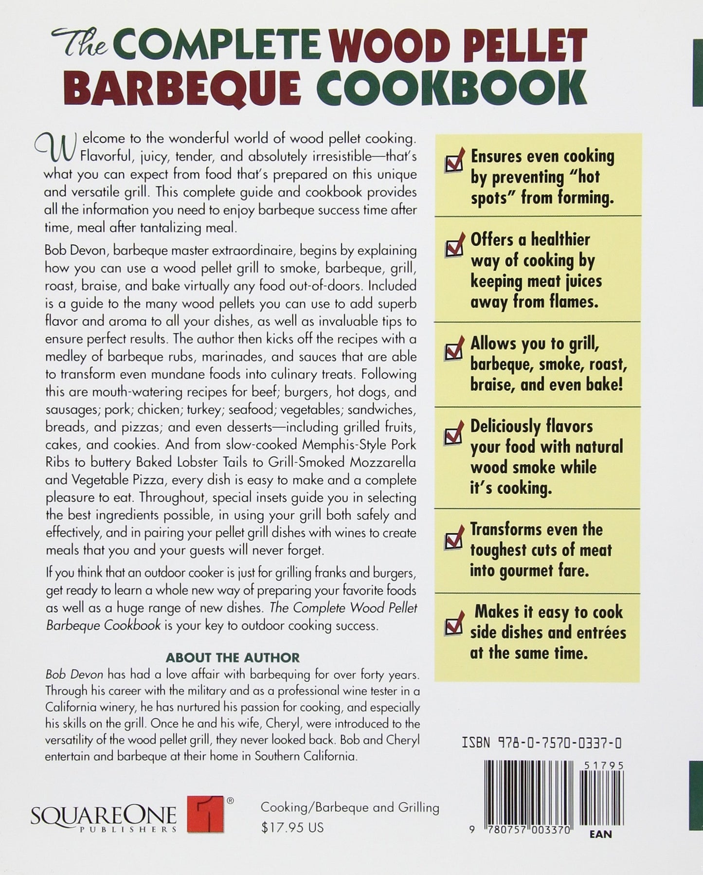The Complete Wood Pellet Barbeque Cookbook: The Ultimate Guide and Recipe Book for Wood Pellet Grills - BKPELLET