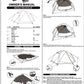 6 Person Full Fly Tent|Easy Setup Outdoor Tent|Perfect Tent for Outdoor Camping, Beach trips, Travelling, Picnics, Hunting and More! – BDO-C136 Person Full Fly Tent|Easy Setup Outdoor Tent|Perfect Tent for Outdoor Camping, Beach trips, Travelling, Picnics, Hunting and More! – BDO-C13