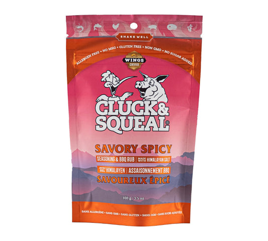 Cluck & Squeal - Savory Spicy Himalayan Seasoning & BBQ Rub (120g)