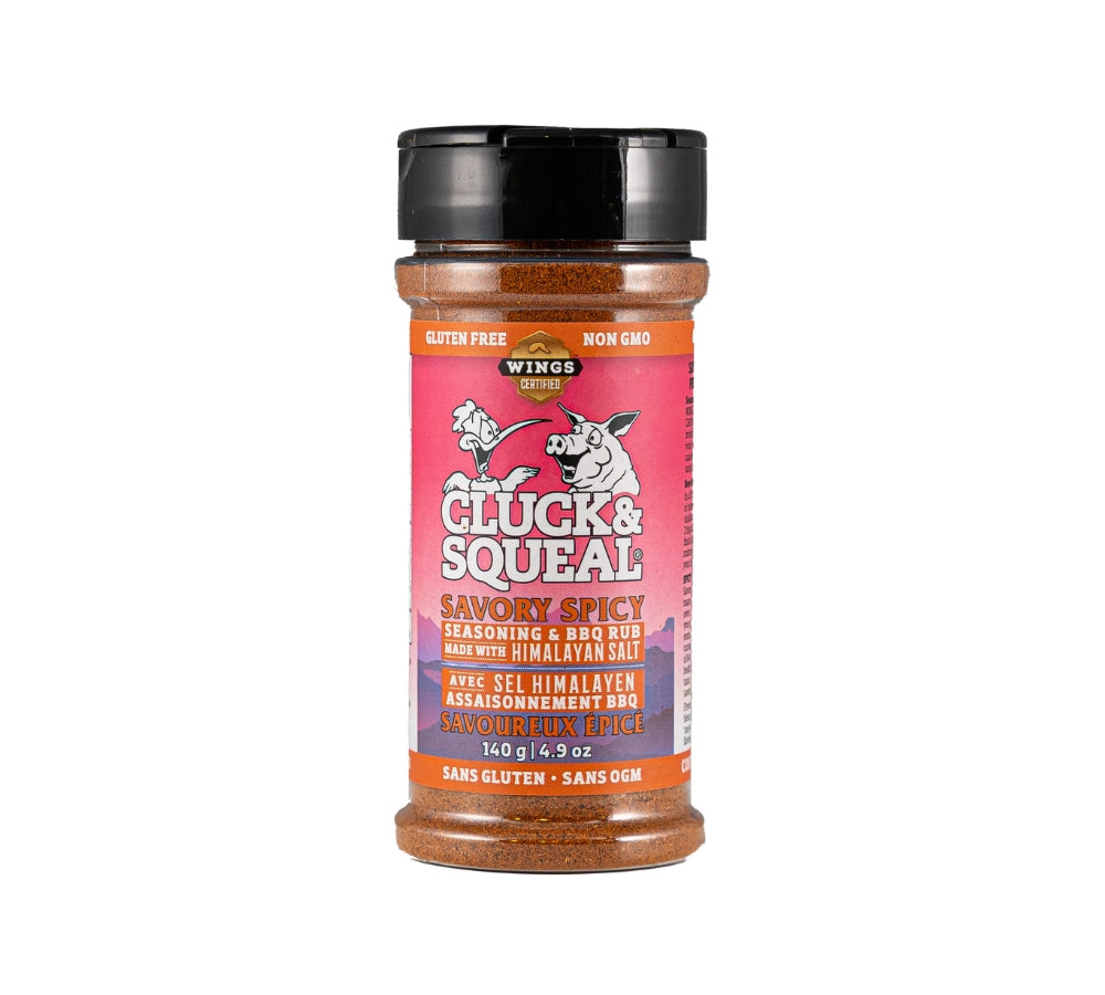 Cluck & Squeal - Savory Spicy Himalayan Seasoning & BBQ Rub (140g)