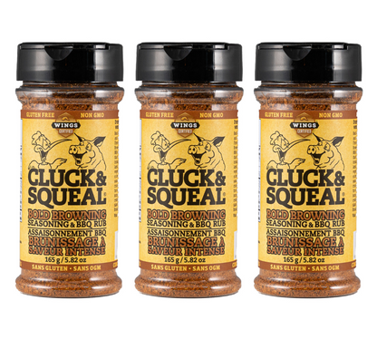 Cluck & Squeal - Original Bold Browning Seasoning & BBQ Rub (165g)