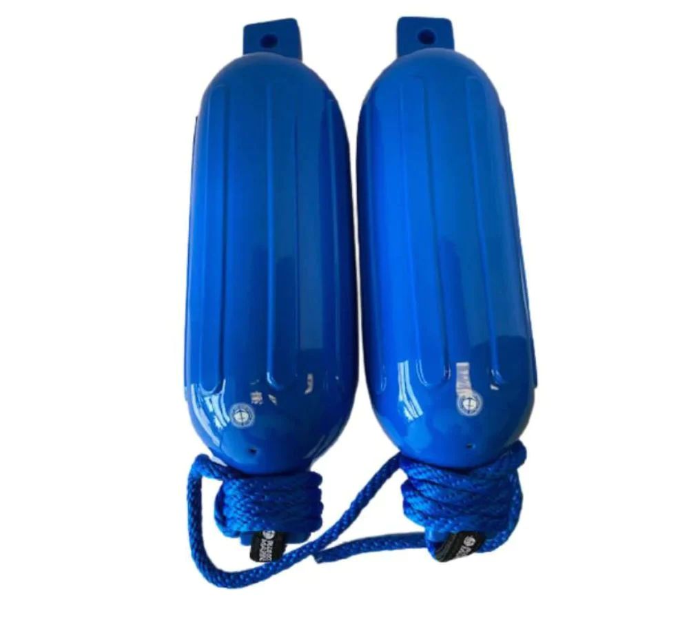 [5.5"x20"] Blue Inflated Fender Bundle WITH Fender Line