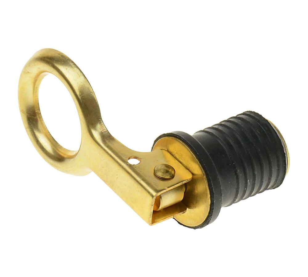 1" Snapping Drain Plug (Brass)