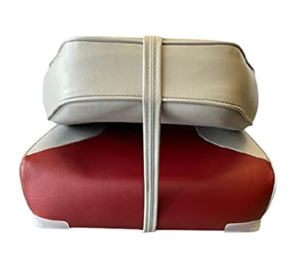 High-back Boat Seat (Gray/Red)