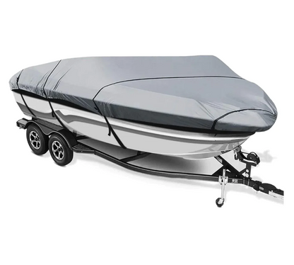 14' V & Tri Hull Weather Resistant Boat Cover