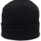Outdoor Cap Knit with Cuff  (Black) - KN-400 Black