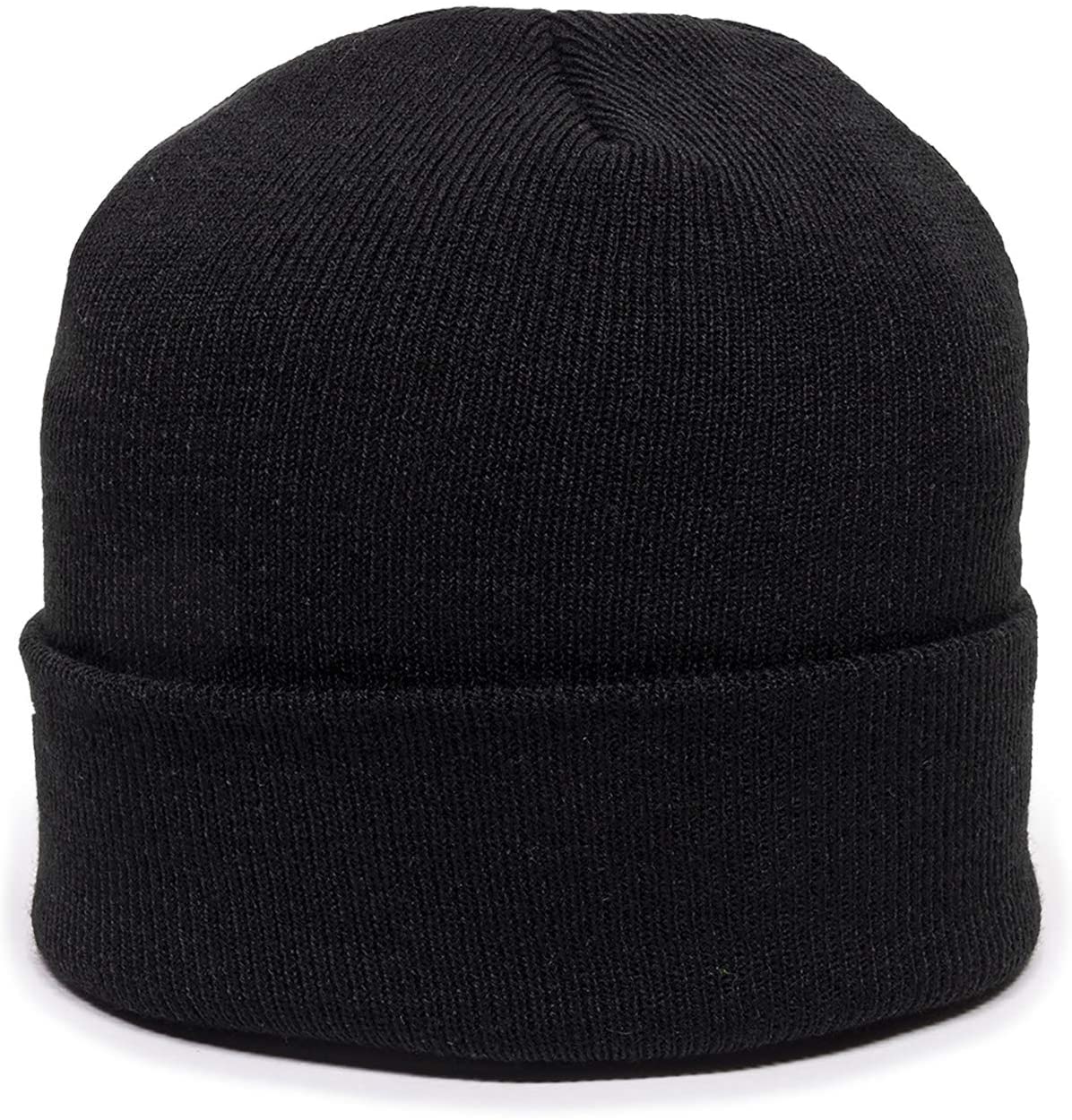 Outdoor Cap Knit with Cuff  (Black) - KN-400 Black