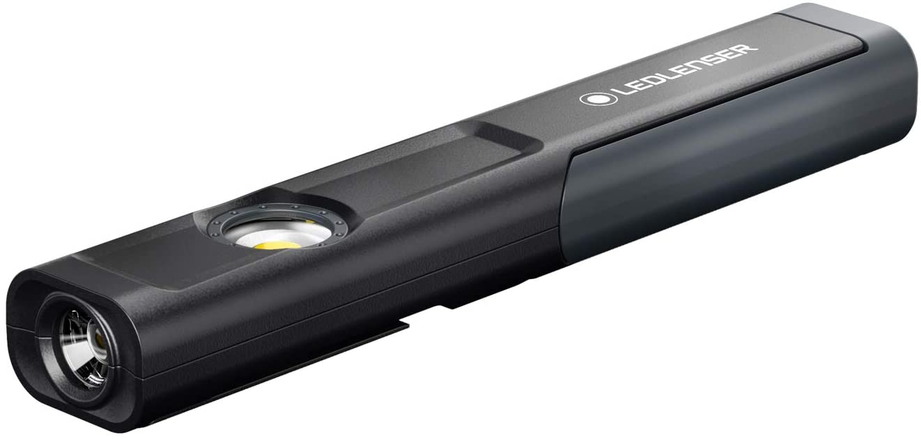 Ledlenser, iW4R Rechargeable High Power LED Work Light, Ultra-Compact, 150 Lumens, Dual Light Source, Built-In Magnet, Pocket Size - LL 502003