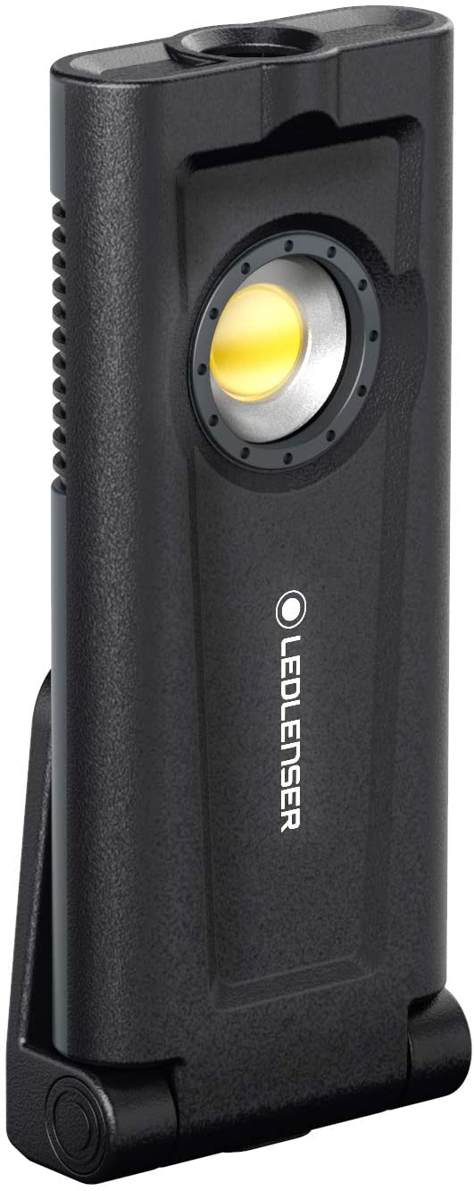 Ledlenser, iF2R Rechargeable High Power LED Professional Light, Compact, 200 Lumens, Mini Work Light with Floodlight and Spotlight - LL 502170