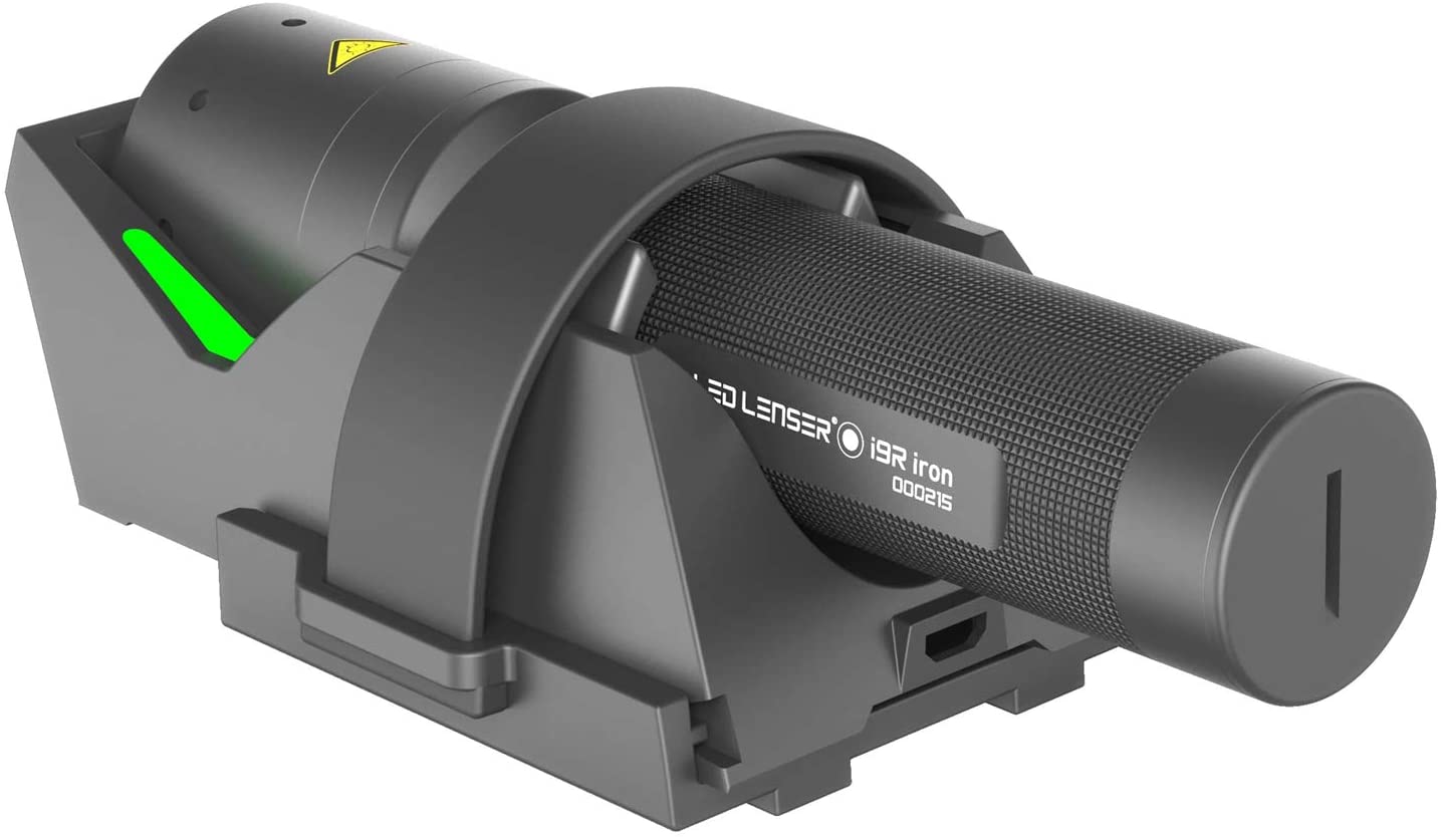 LED Lenser - i9R Industrial Rechargeable Flashlight, Black - LL 880323