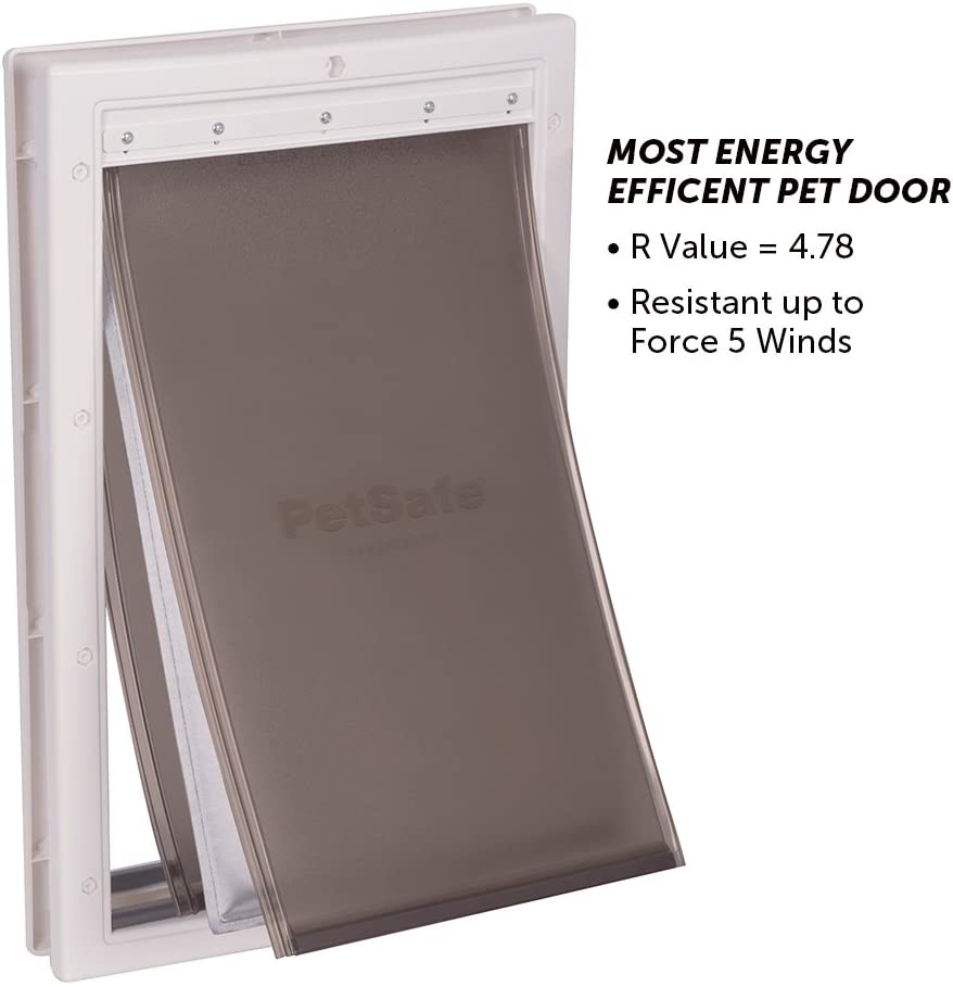 PetSafe Extreme Weather Door, White, Large - PPA00-10986