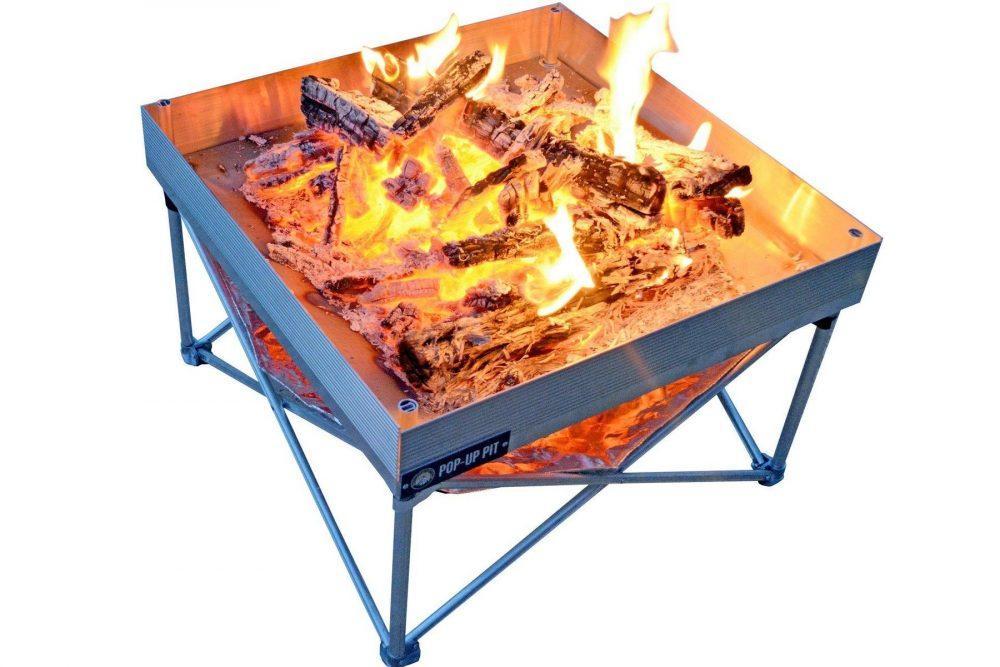 Pop-Up Pit, Heat Shield and Trifold Grill Grate (CB003)