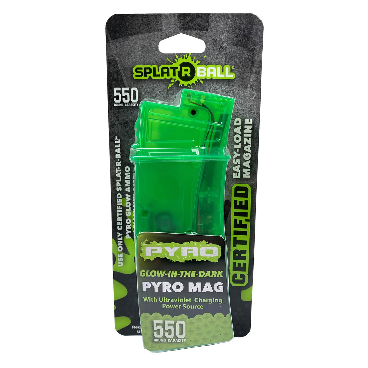 Splat-R-Ball: PYRO Water Blaster Magazine 550 Round