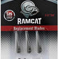 RAMCAT 125 Grain Broadheads Replacement Blades (9 Count), Small, Silver - RCR4001