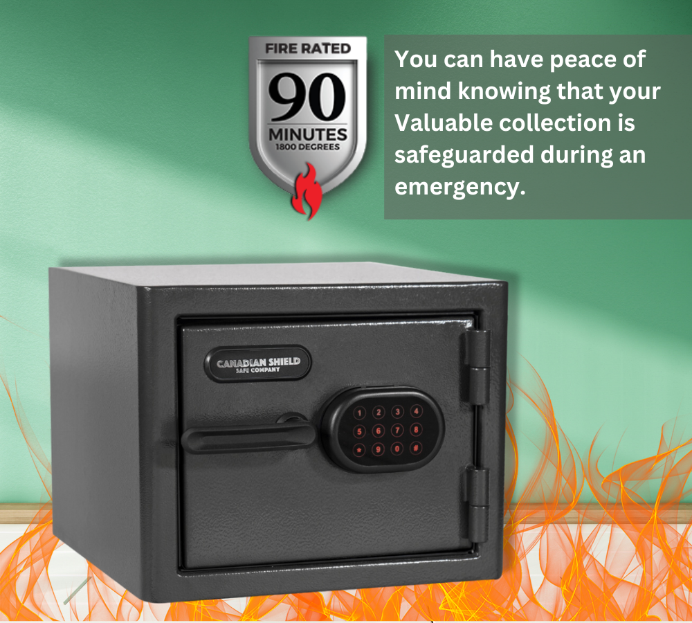 Diamond Series: 11.5" Tall Home & Office Safe with Electronic Lock & Triple Seal Protection [.75 cu. ft.]