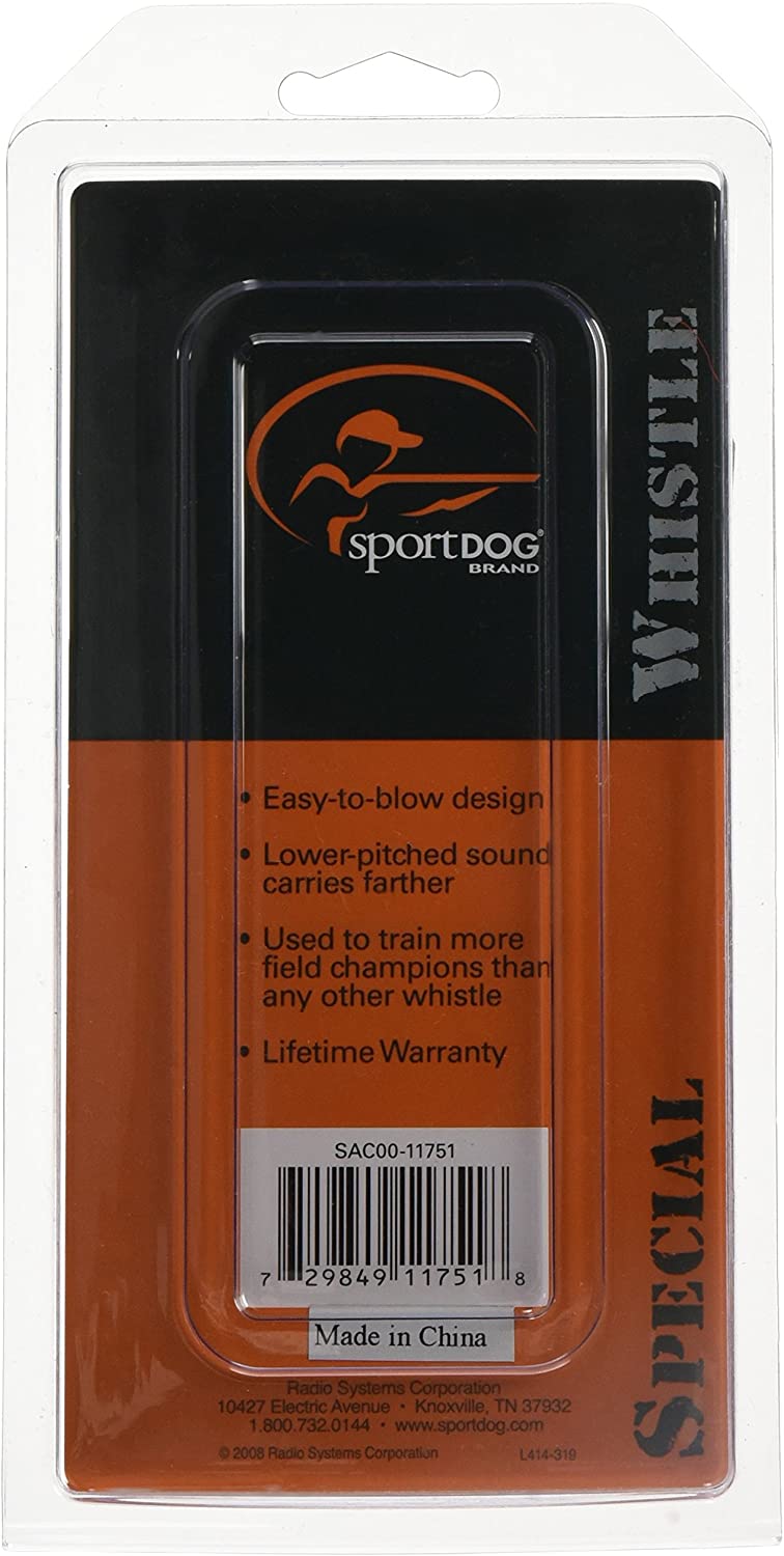 Sport Dog Brand RZ11751 Roy Gonia Clear Competition Whistle, 1-Pack - SAC00-11751