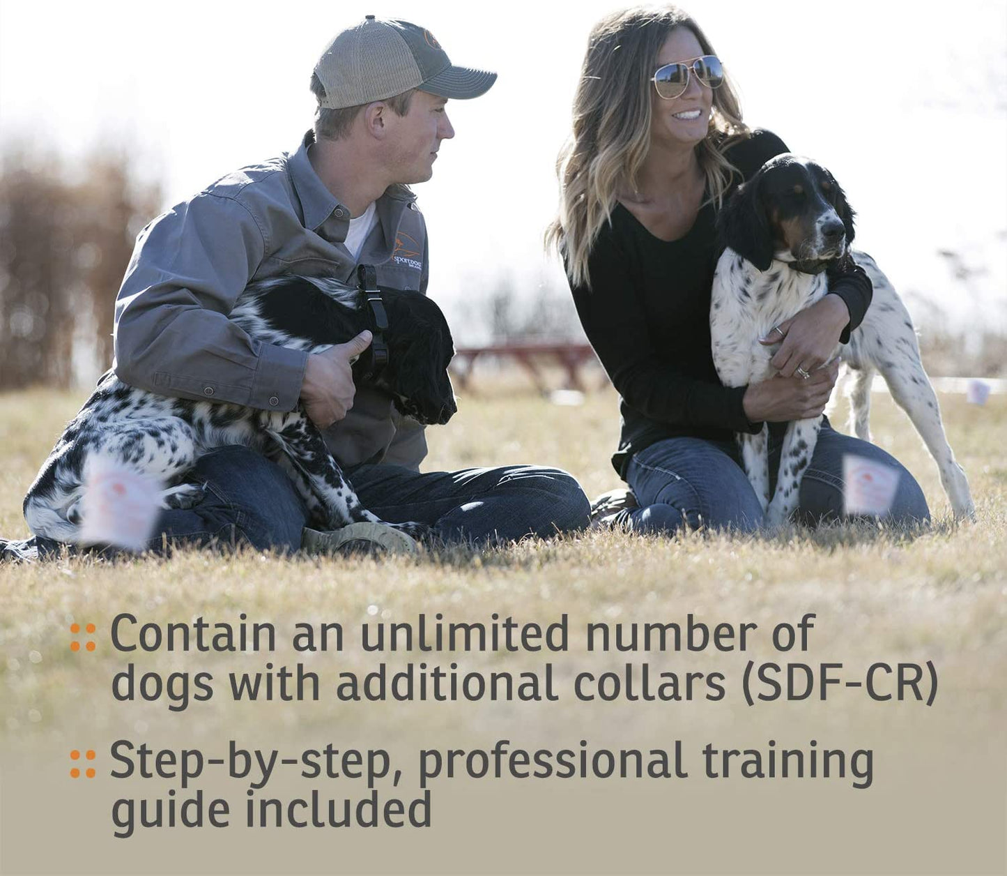 SportDOG Brand Contain + Train System - In-Ground Fence Kit with Remote Trainer - Waterproof, Rechargeable Collar with Tone, Vibrate, and Shock - Expandable to Multiple Dogs - SDF-CT