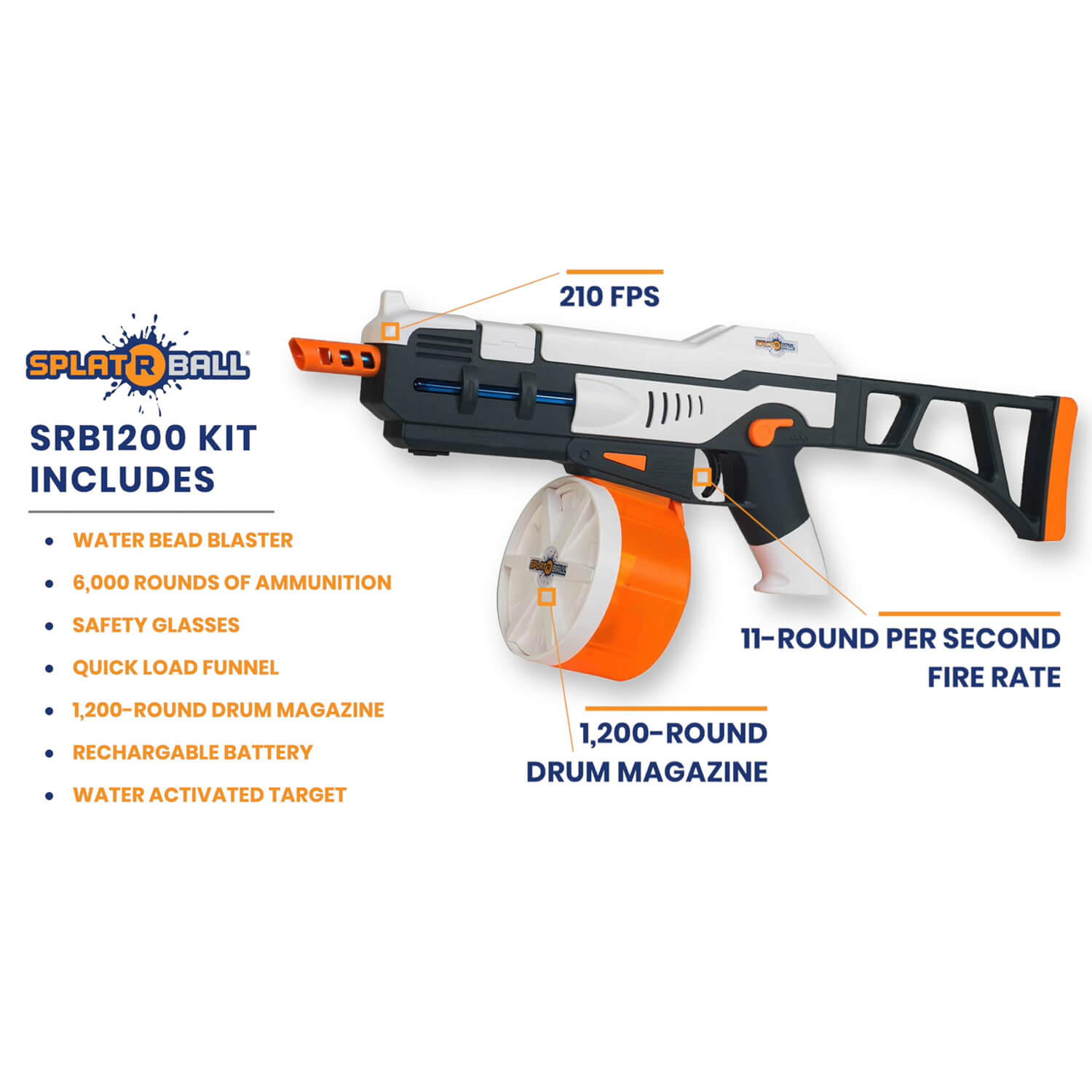 Splat-R-Ball: SRB1200 Blaster Kit (Box)