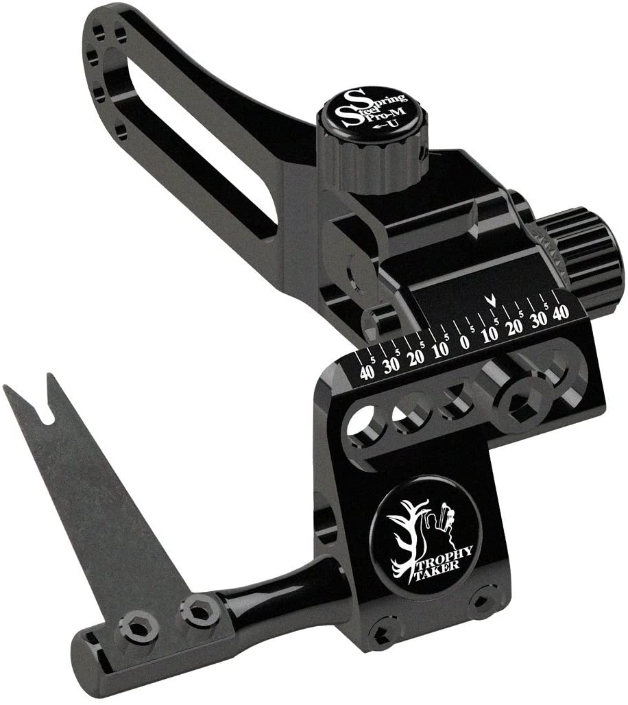 Trophy Taker LH Spring Steel Pro Micro-Adjust Rest, Black - TTT3611