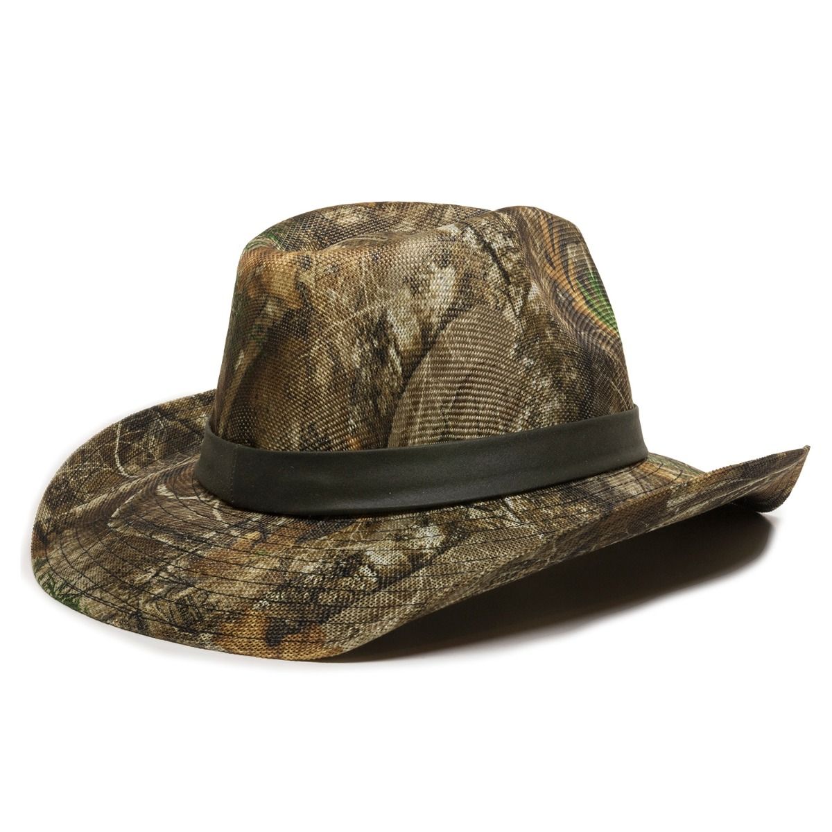 Outdoor Cap - Cowboy Hat - Realtree Edge - Olive
